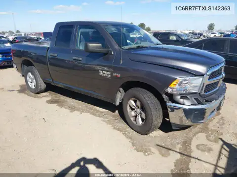 1C6RR7FTXLS142363 — 2020 RAM 1500, წინა და უკანა ნაწილი, ფოტოები შეკეთებამდე