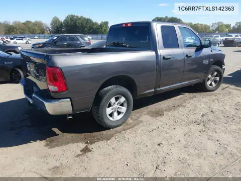 1C6RR7FTXLS142363 — 2020 RAM 1500, zdjęcie 5 z IAAI, Przód i tył