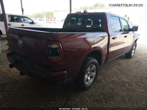 1C6RREFT3LN129120 — 2020 RAM 1500, photo 5 from IAAI, Front end