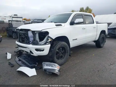 1C6SRFVT9MN684390 — 2021 RAM 1500, фото 2 с аукциона IAAI 28.10.2026, ПЕРЕДНЯЯ ЧАСТЬ