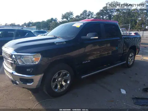 2021 Ram 1500 Big Horn 4X4 5'7 Box VIN 1C6SRFFT4MN719772 фото 3