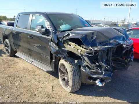2021 Ram 1500 Big Horn 4X4 5'7 Box VIN 1C6SRFFT2MN506450 фото 1