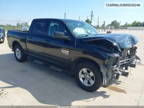 2021 Ram 1500 Classic Slt 4X2 5'7 Box VIN 1C6RR6LG3MS530246 фото 2