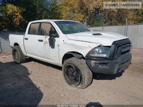 1C6RR7LT1MS576385 — 2021 RAM 1500, Delantera izquierda, fotos antes de reparar