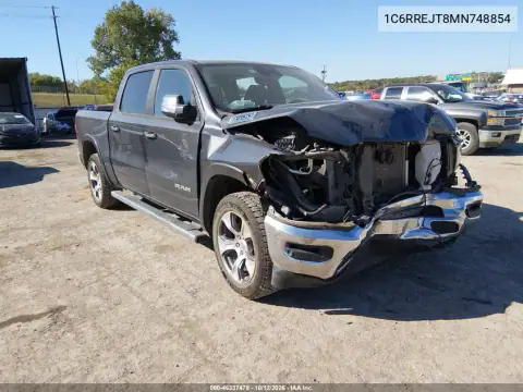 1C6RREJT8MN748854 — 2021 RAM 1500, Пошкодження з усіх боків, фото до ремонту