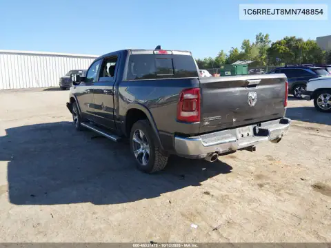 1C6RREJT8MN748854 — 2021 RAM 1500, photo 4 from IAAI, All-over damage