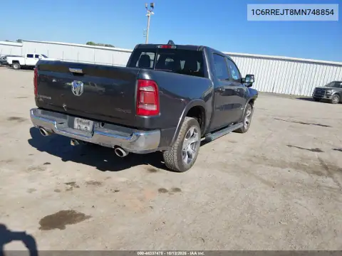 1C6RREJT8MN748854 — 2021 RAM 1500, photo 5 from IAAI, All-over damage