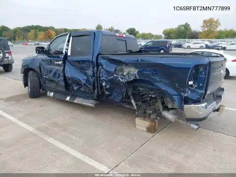 1C6SRFBT2MN777899 — 2021 RAM 1500, фото 4 с аукциона IAAI, левый бок