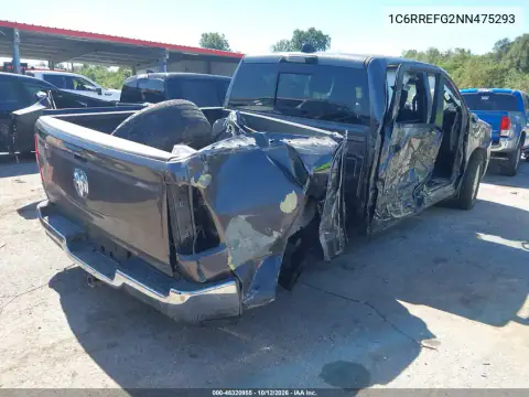 1C6RREFG2NN475293 — 2022 RAM 1500, photo 4 from IAAI, Rollover