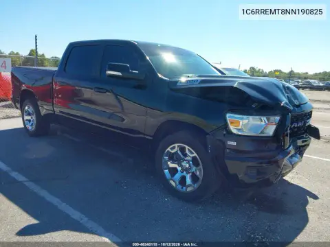 1C6RREMT8NN190825 — 2022 RAM 1500, Передняя часть, фото до ремонта