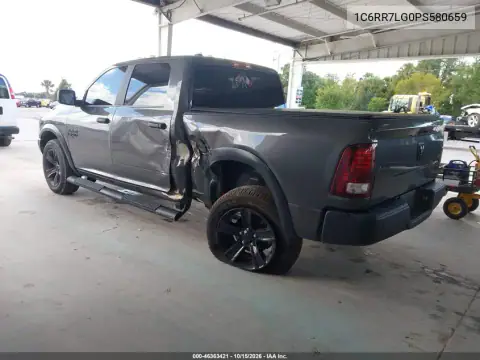 1C6RR7LG0PS580659 — 2023 RAM 1500, zdjęcie 4 z IAAI, Lewy tył