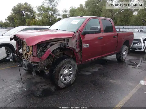 3C6UR5CL2FG674074 — 2015 RAM 2500, photo 2 from IAAI, Front end