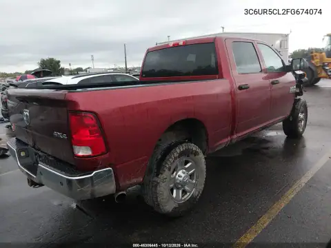 3C6UR5CL2FG674074 — 2015 RAM 2500, photo 4 from IAAI, Front end