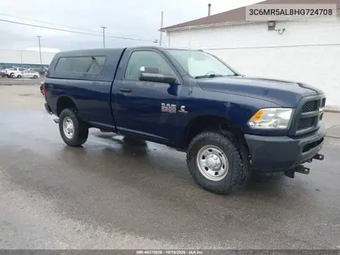 3C6MR5AL8HG724708 — 2017 RAM 2500, Звичайний знос, фото до ремонту