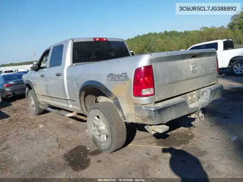 3C6UR5CL7JG388892 — 2018 RAM 2500, foto 4 de IAAI, Parte delantera