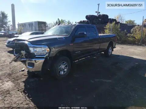 3C6UR5HJ4MG609151 — 2021 RAM 2500, фото 3 з IAAI, Передня частина