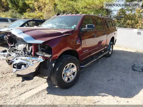 3C6UR5CL6NG439403 — 2022 RAM 2500, photo 2 from IAAI, Front end
