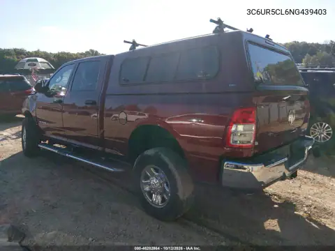 3C6UR5CL6NG439403 — 2022 RAM 2500, photo 3 from IAAI, Front end