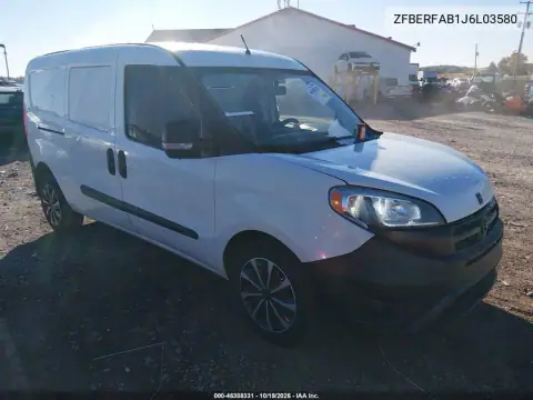 ZFBERFAB1J6L03580 — 2018 RAM Promaster CITY, მარცხენა მხარე, ფოტოები შეკეთებამდე