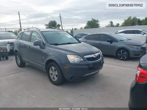 3GSCL33PX8S570952 — 2008 Saturn VUE, Normalne zużycie, zdjęć przed naprawą