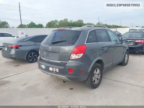 3GSCL33PX8S570952 — 2008 Saturn VUE, zdjęcie 5 z IAAI 16.10.2026, Normalne zużycie