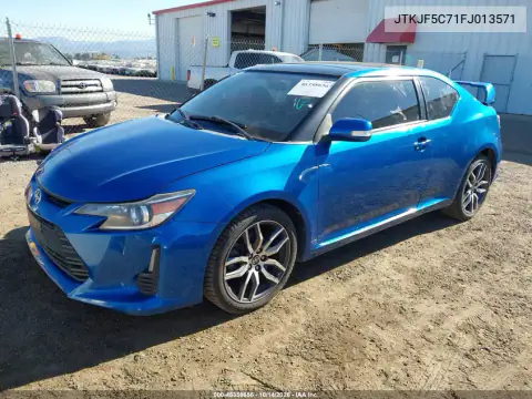 JTKJF5C71FJ013571 — 2015 Scion TC, photo 3 from IAAI, Right side