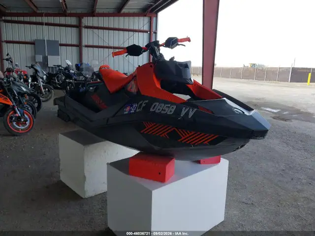 YDV97720F121 — 2021 Seadoo Spark, Передняя часть (Front End), фото до ремонта