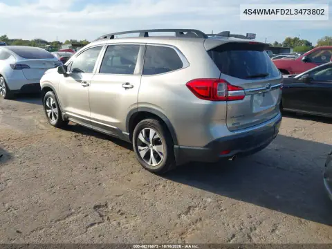 4S4WMAFD2L3473802 — 2020 Subaru Ascent, ფოტო 4, IAAI, წინა ნაწილი
