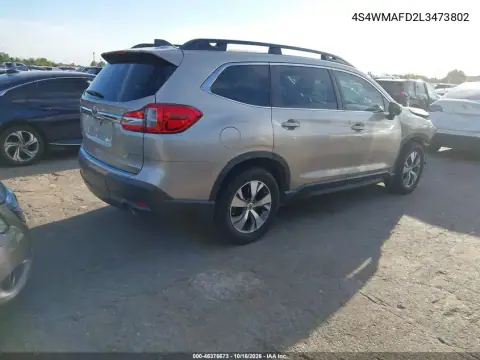 4S4WMAFD2L3473802 — 2020 Subaru Ascent, ფოტო 5, IAAI, წინა ნაწილი