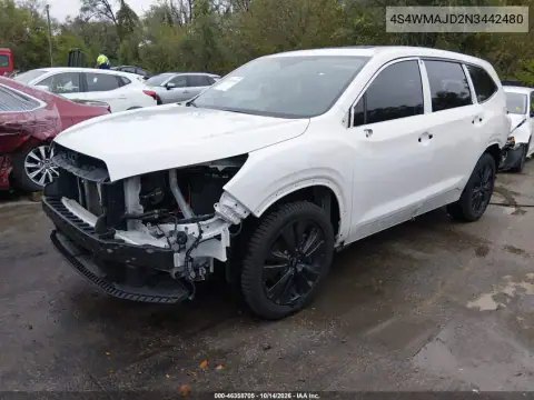 4S4WMAJD2N3442480 — 2022 Subaru Ascent, ფოტო 2, IAAI, მარცხენა და მარჯვენა მხარე
