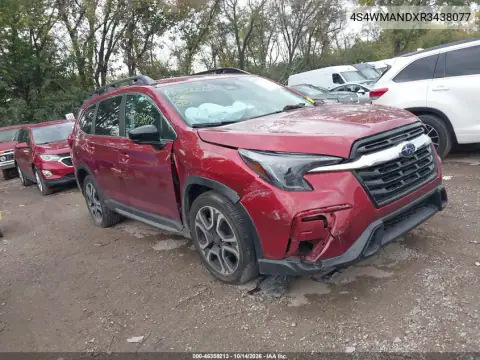 4S4WMANDXR3438077 — 2024 Subaru Ascent, Передняя часть справа, фото до ремонта