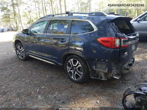 4S4WMARD4R3435248 — 2024 Subaru Ascent, foto 3 de IAAI, Parte delantera