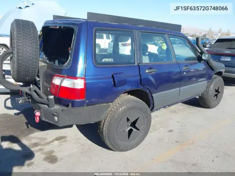 2002 Subaru Forester L VIN JF1SF63572G748066 фото 5