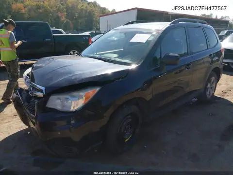 JF2SJADC7FH477567 — 2015 Subaru Forester, фото 2 с аукциона IAAI, Передняя часть