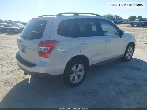 JF2SJAFC1FH577886 — 2015 Subaru Forester, фото 5 с аукциона IAAI, Механические повреждения