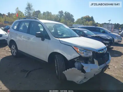 JF2SJABC6GH461641 — 2016 Subaru Forester, Передняя часть, фото до ремонта