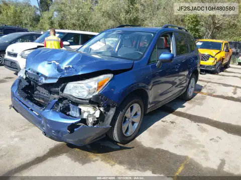 JF2SJADC1GH480580 — 2016 Subaru Forester, photo 3 from IAAI, Front end