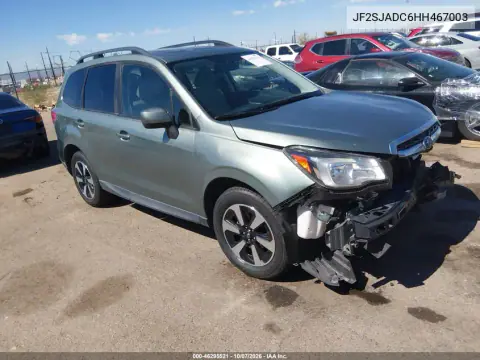 JF2SJADC6HH467003 — 2017 Subaru Forester, Передняя часть, фото до ремонта