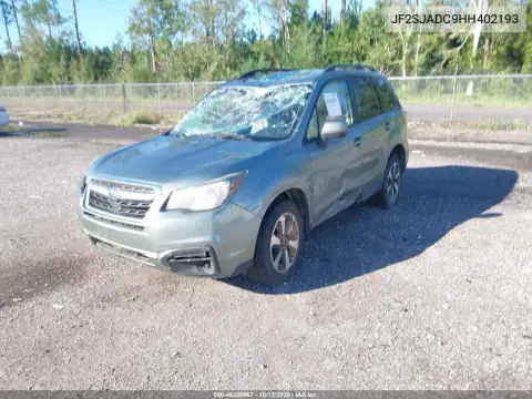 JF2SJADC9HH402193 — 2017 Subaru Forester, photo 2 from IAAI, Rollover