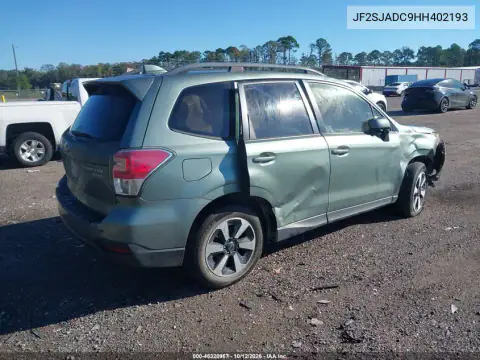 JF2SJADC9HH402193 — 2017 Subaru Forester, photo 4 from IAAI, Rollover