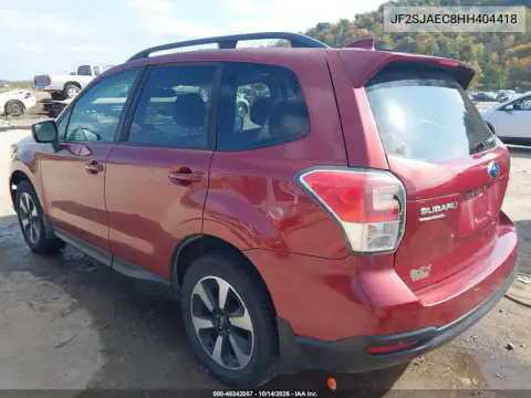 JF2SJAEC8HH404418 — 2017 Subaru Forester, ფოტო 4, IAAI, უკანა ნაწილი