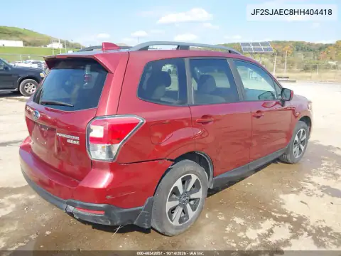 JF2SJAEC8HH404418 — 2017 Subaru Forester, ფოტო 5, IAAI, უკანა ნაწილი