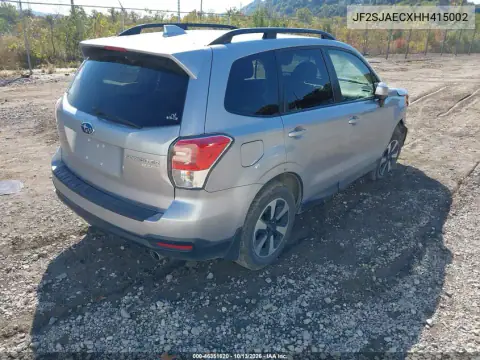 JF2SJAECXHH415002 — 2017 Subaru Forester, фото 4 с аукциона IAAI, Левый бок