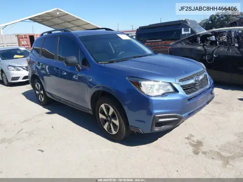 JF2SJABC8HH466406 — 2017 Subaru Forester, Задня частина, фото до ремонту