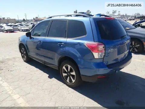 JF2SJABC8HH466406 — 2017 Subaru Forester, фото 4 з IAAI, Задня частина