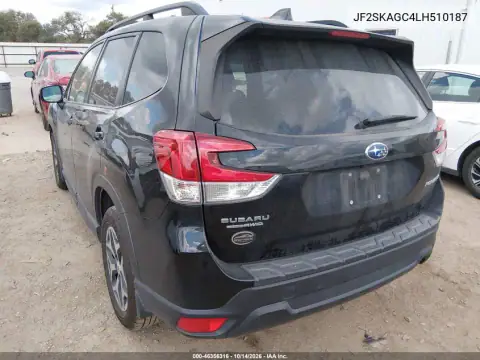 JF2SKAGC4LH510187 — 2020 Subaru Forester, фото 3 с аукциона IAAI, ПЕРЕДНЯЯ ЧАСТЬ