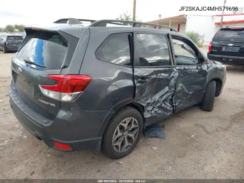 JF2SKAJC4MH579696 — 2021 Subaru Forester, photo 5 from IAAI, Right side