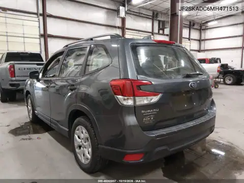 JF2SKADC6MH471513 — 2021 Subaru Forester, ფოტო 4, IAAI, წინა ნაწილი