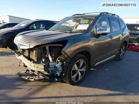 JF2SKAXC2MH537115 — 2021 Subaru Forester, ფოტო 3, IAAI, მარჯვენა მხარე