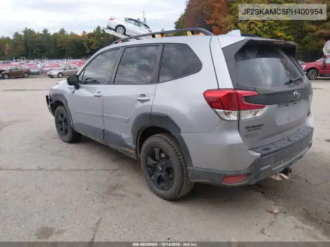 JF2SKAMC5PH400954 — 2023 Subaru Forester, ფოტო 4, IAAI, წინა ნაწილი